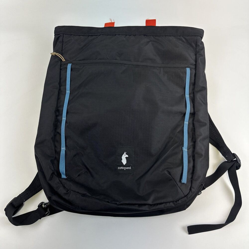 Cotopaxi Todo 16L Backpack FLAWED Black Zip Adjustable Flat Travel Hiking Bag